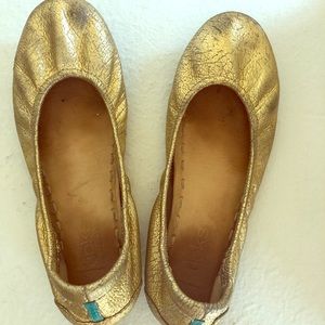 Golden Glitz tieks size 6 used